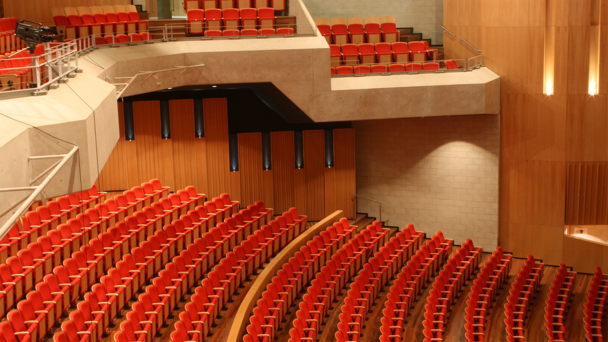 The refurbishment of the Llewellyn Concert Hall in Canberra, home to the School of Music at Australian National University and a regular venue for the Canberra Symphony Orchestra.
