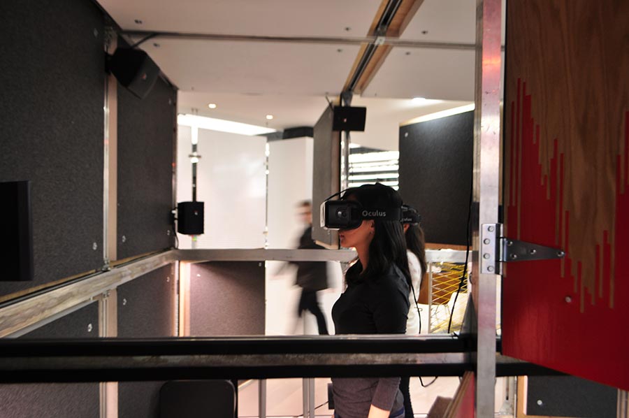 The m|Lab uses the most advanced VR and 3D audio to recreate any aspect of built environment
