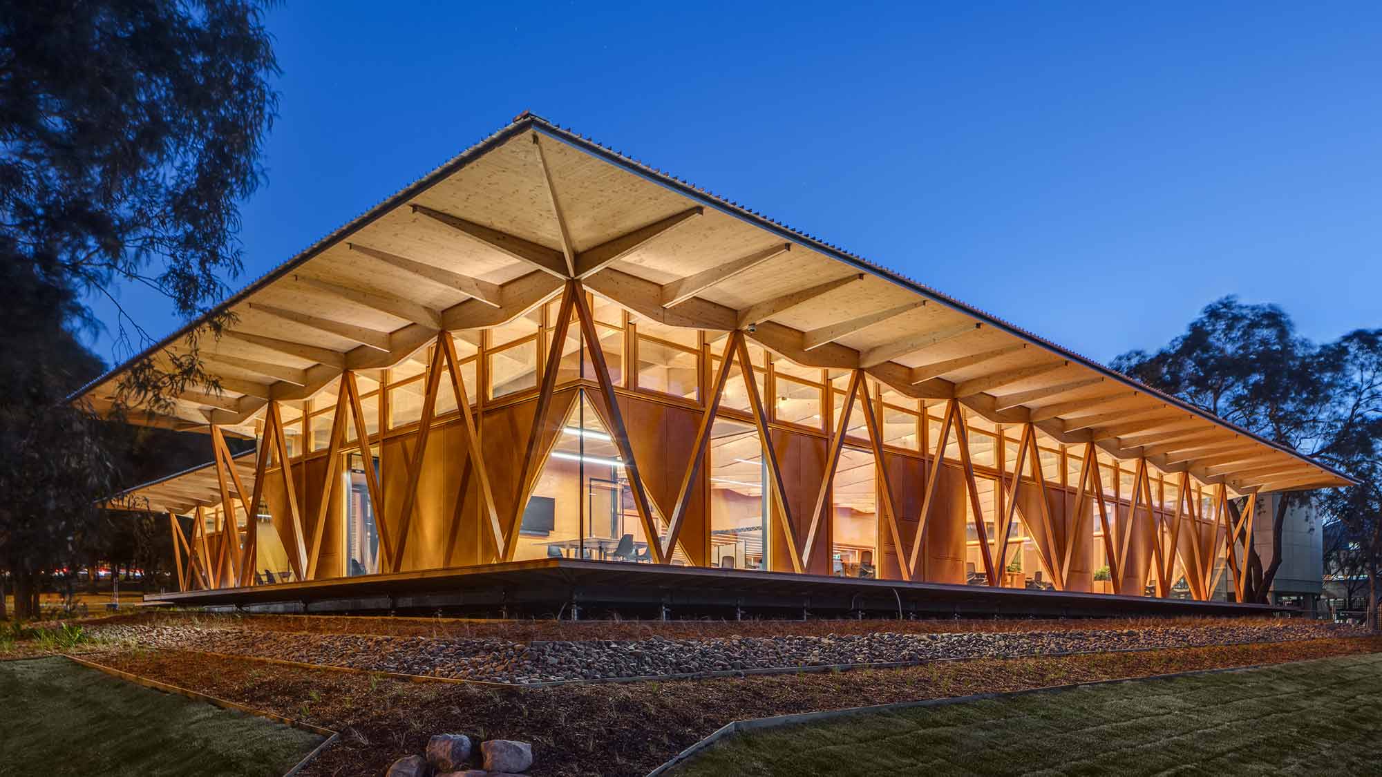 A sustainable timber structure to foster research and innovation at Macquarie University