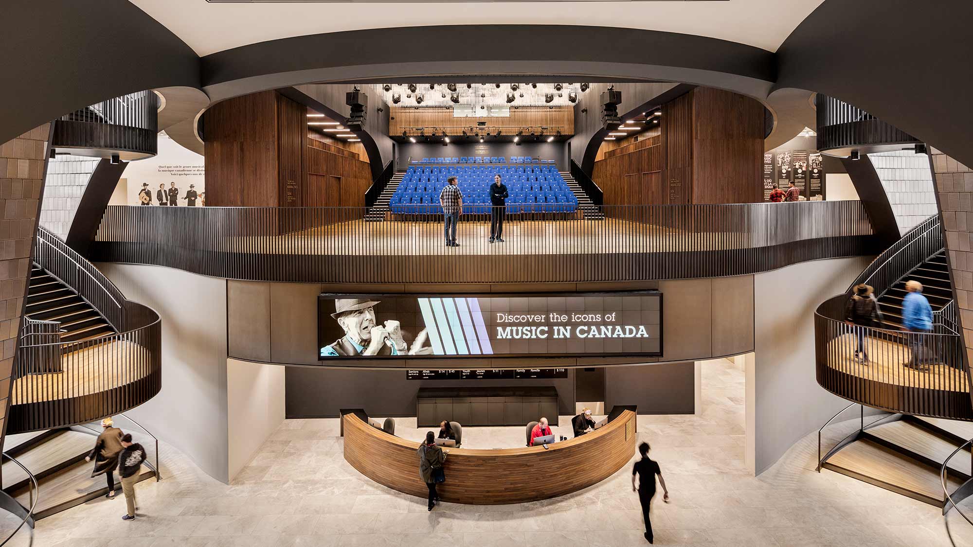 interior of National Music Centre of Canada 