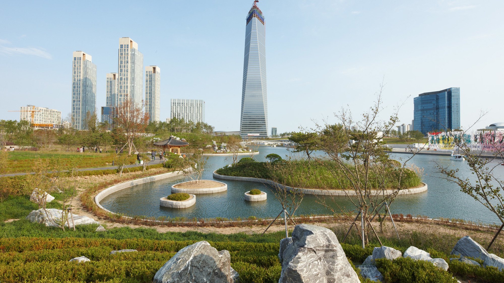 View of a New Songdo City. Credit: Fotografie Gale International Korea GIK