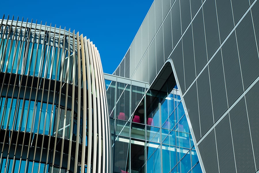 The northern part of the ISEC complex, which houses the energy intensive labs, is the focus of thermal improvements.