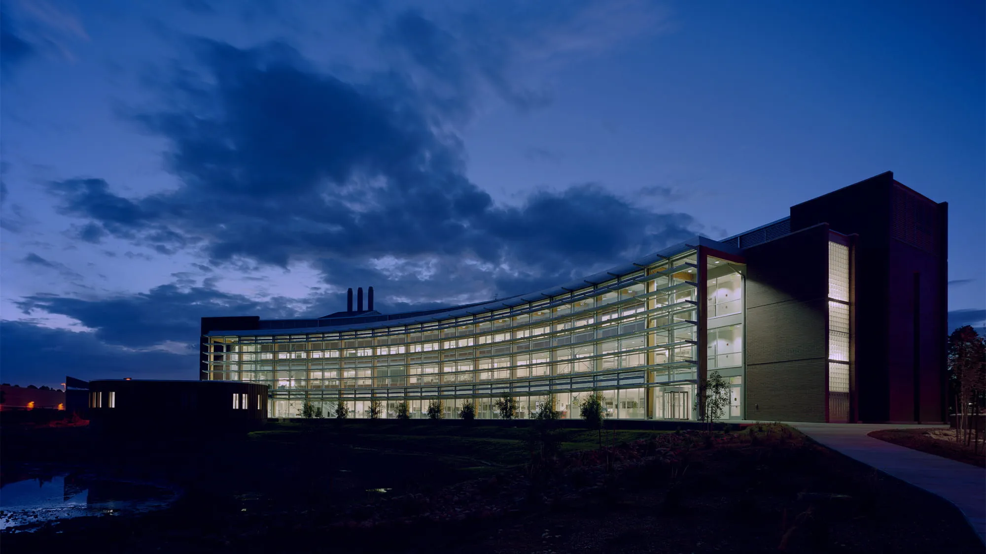 The NAU applied research development facility is one of the most sustainable buidings ever rated under the LEED system. Photo: Timothy Hursley