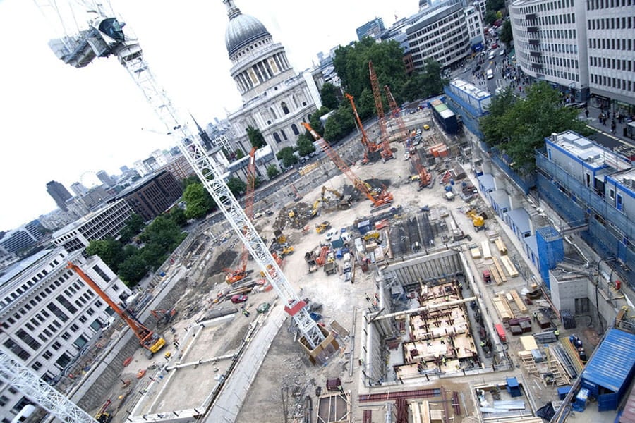 Construction of the One New Change development required careful consideration and design to take into account the groundwater and geotechnical effects on St Paul’s Cathedral.