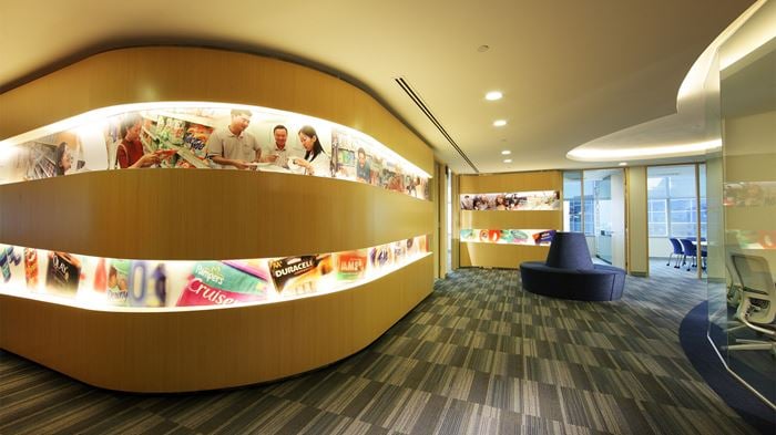 Acoustics and office refurbishment of Proctor and Gamble office, Singapore. Photo: Bluemango Communications