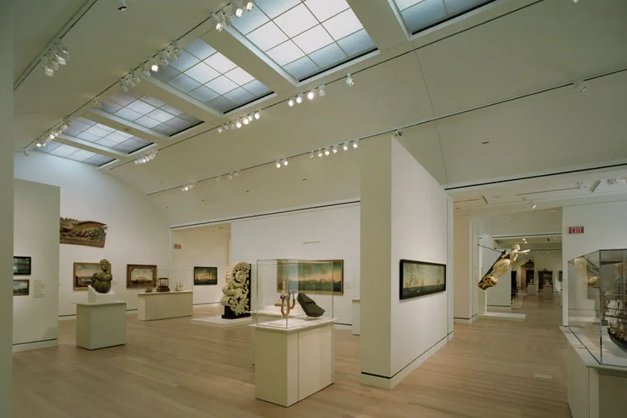 This museum houses collections of Asian, Asian Export, Maritime, Oceanic and Native American art, Early American decorative art, and folk art.