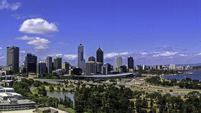 The city of Perth Australia