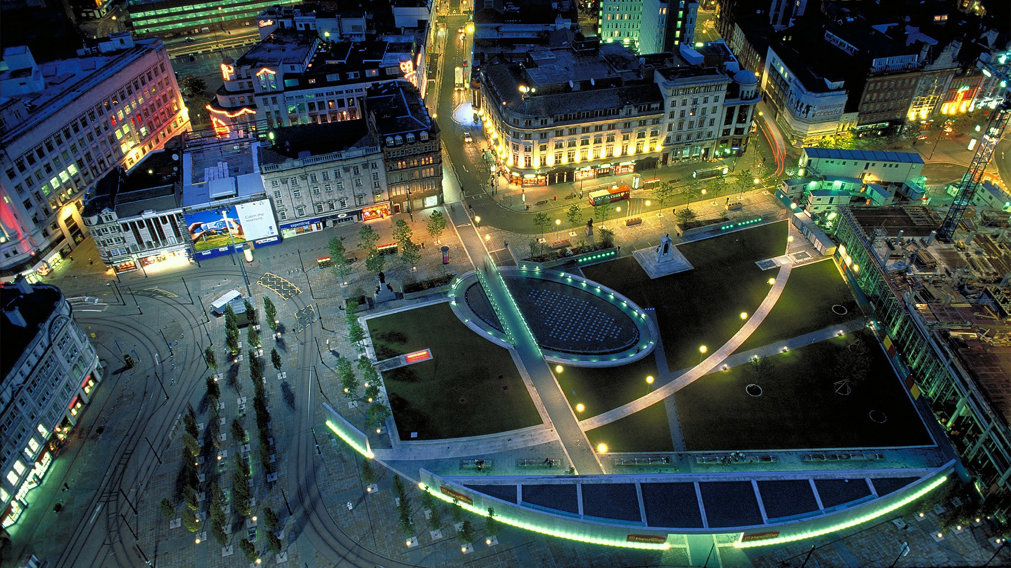 Piccadilly Gardens Regeneration in the heart of Manchester. Photo: Dixi Carrillo