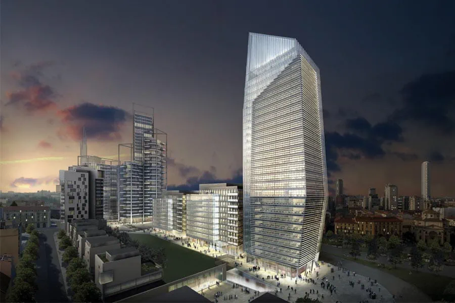 Porta Nuova Varesine’s buildings will be a variety of heights and shapes and will include two towers - one will be the tallest residential building in Italy.
