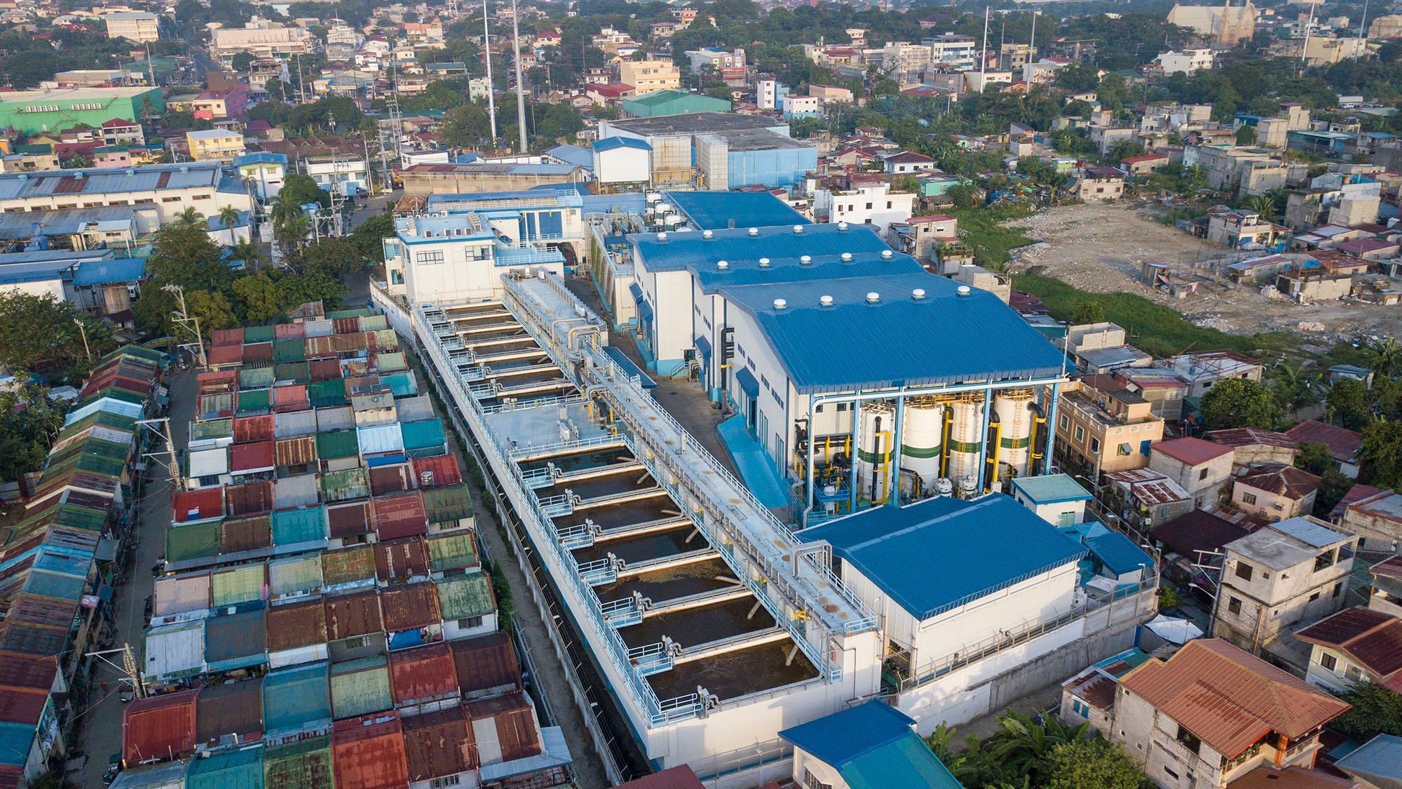 Aerial view of Putatan Water Treatment Plant 2