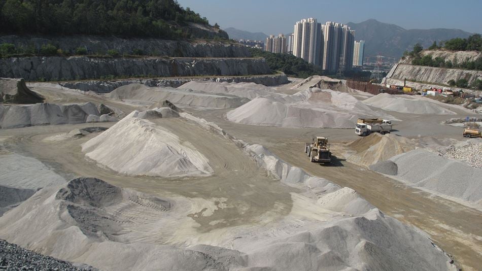 Identification of new quarry sites in Hong Kong © Arup