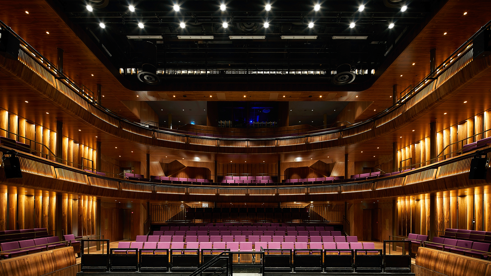 Image of the redesigned Linbury Theatre, Royal Opera House