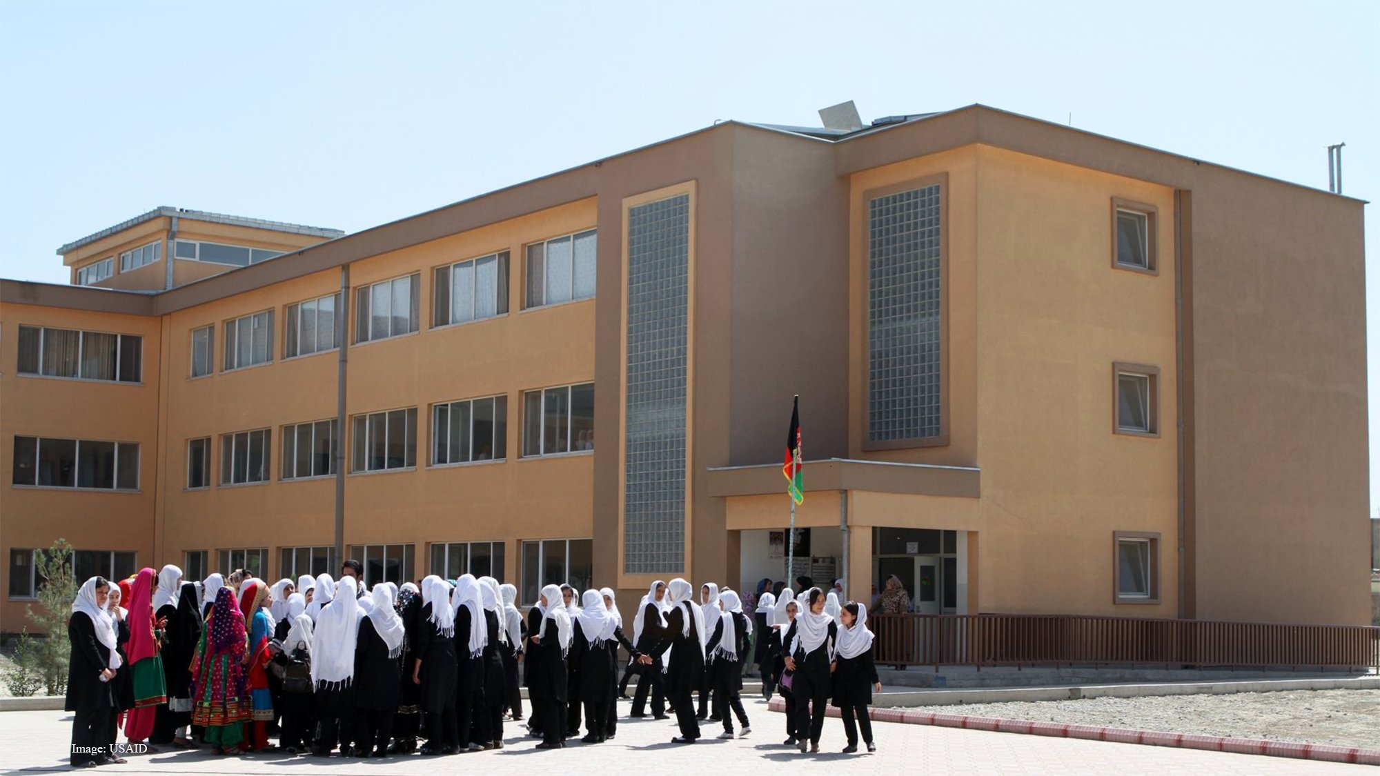 Sadar E Kabuli girls school. Image: USAIDAfghanistan
