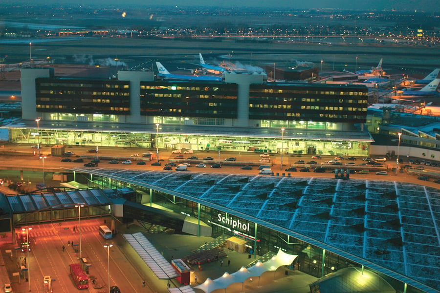 Schiphol is one of the busiest airports in the world.