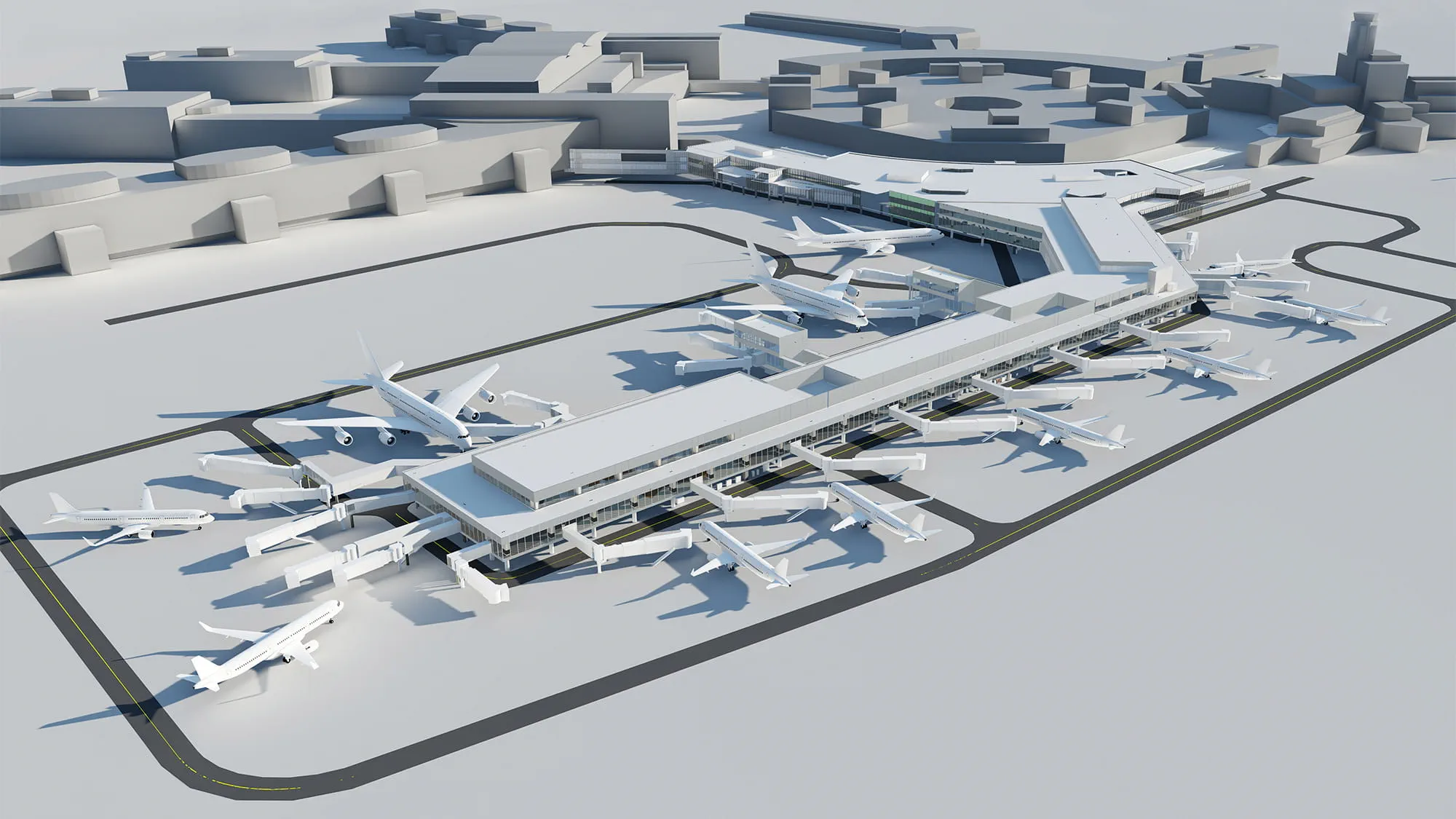 Rendering of the SFO Terminal 1 redevelopment