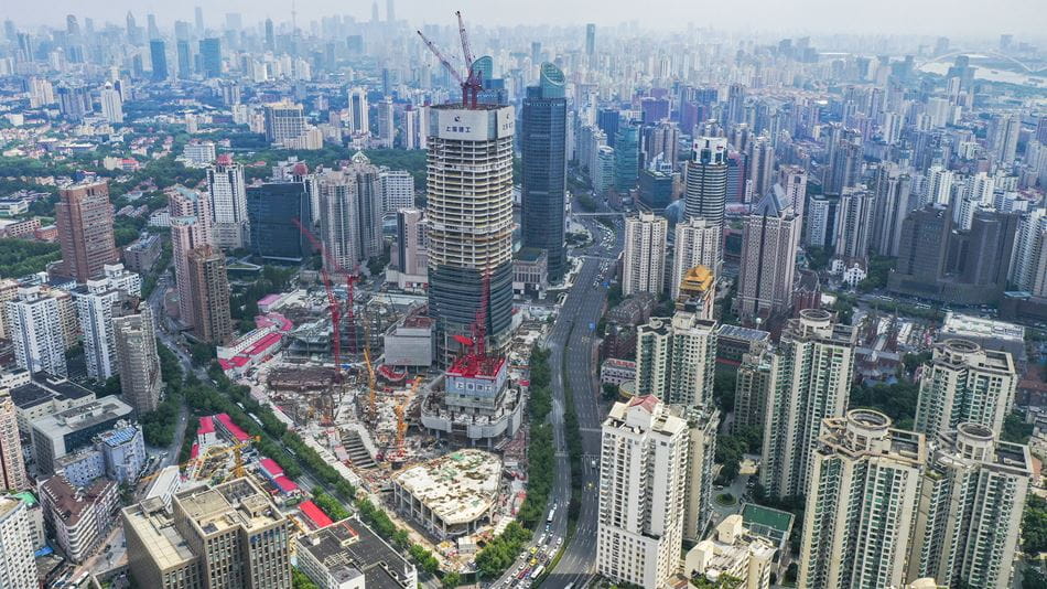 Site photo of Shanghai Xujiahu ITC (c)Shanghai Construction Group