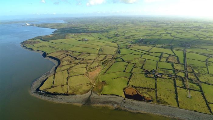 The proposed liquefied natural gas (LNG) regasification terminal on a 104 hectare site located on the Shannon Estuary in the West of Ireland. Photo: Peter Barrow