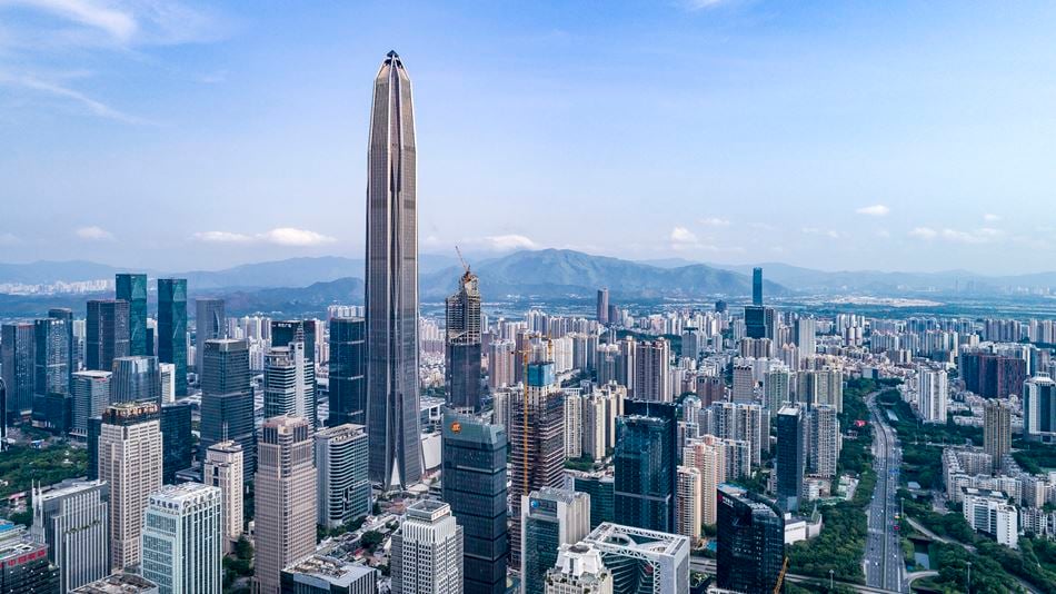 Shenzhen Ping'an IFC - the tallest building in Shenzhen. (c) Tim Griffith
