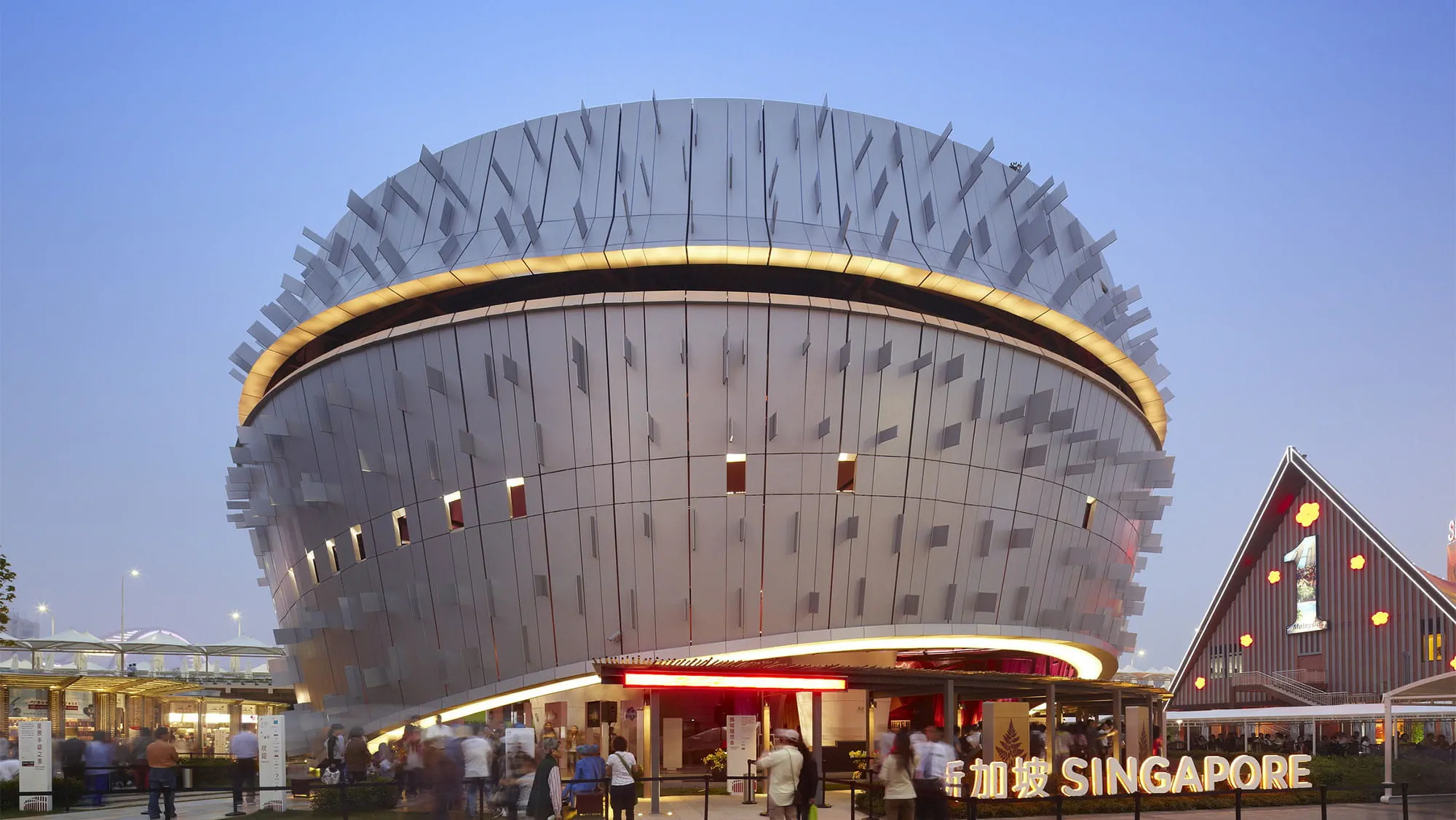The Singapore Pavilion, Shanghai World Expo 2010. Photo: Kingkay Architectural Photography