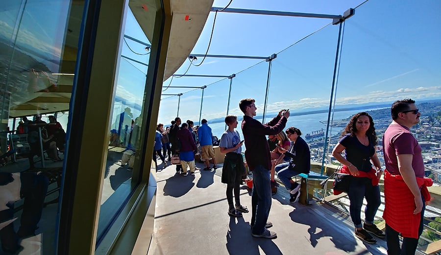 The Space Needle's new observation deck