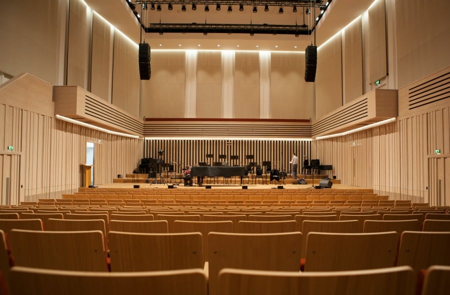 The 482 seat concert hall is the final phase in Chetham's redevelopment.