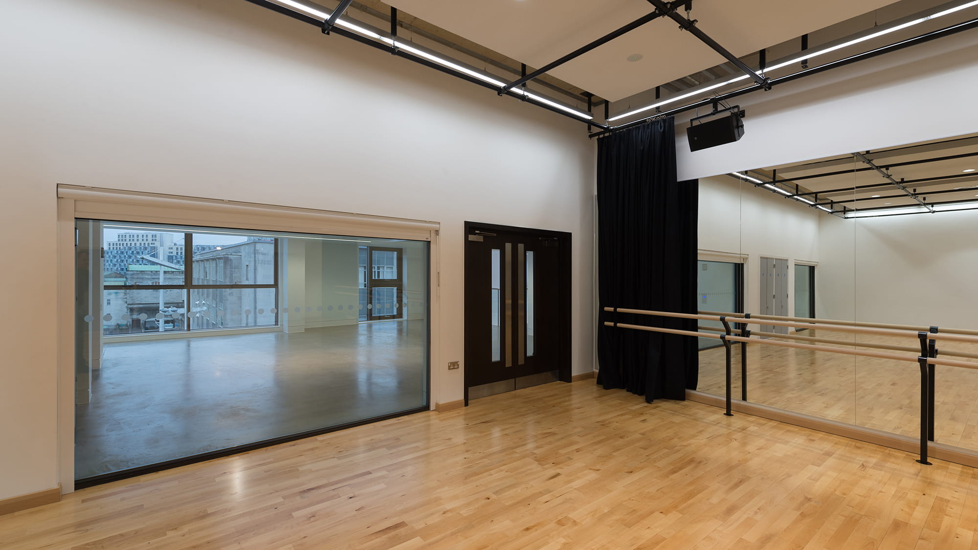 The dance studio within the North Building 
