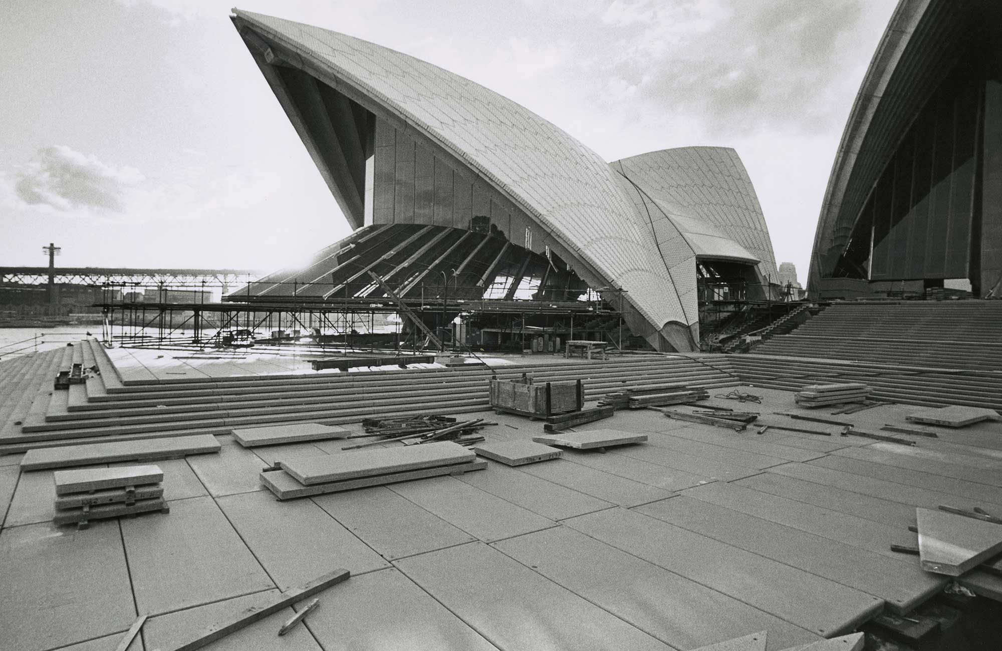 The Sydney Opera House under construction © Harry Sowden