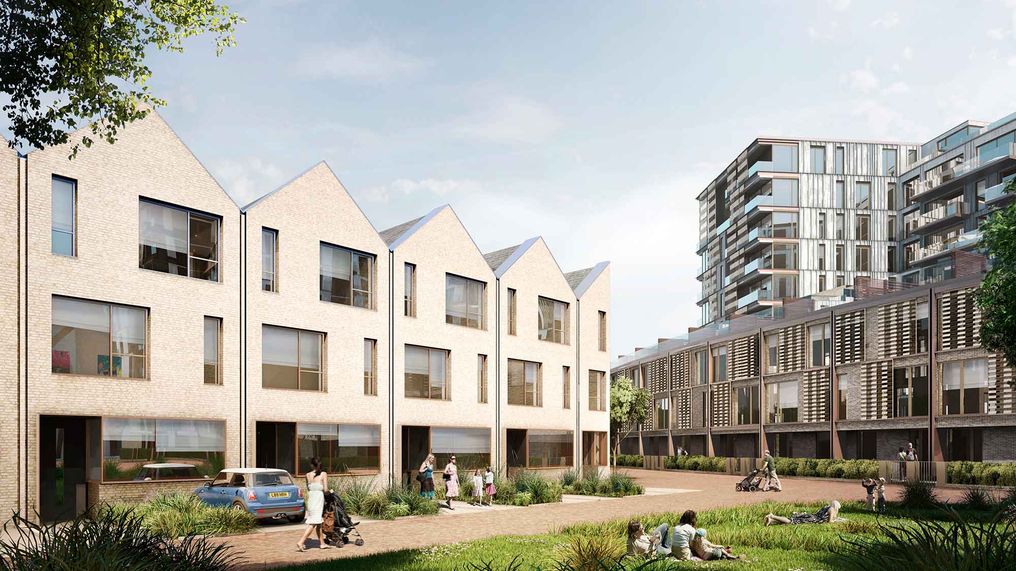 Design vision of the 432 new homes 