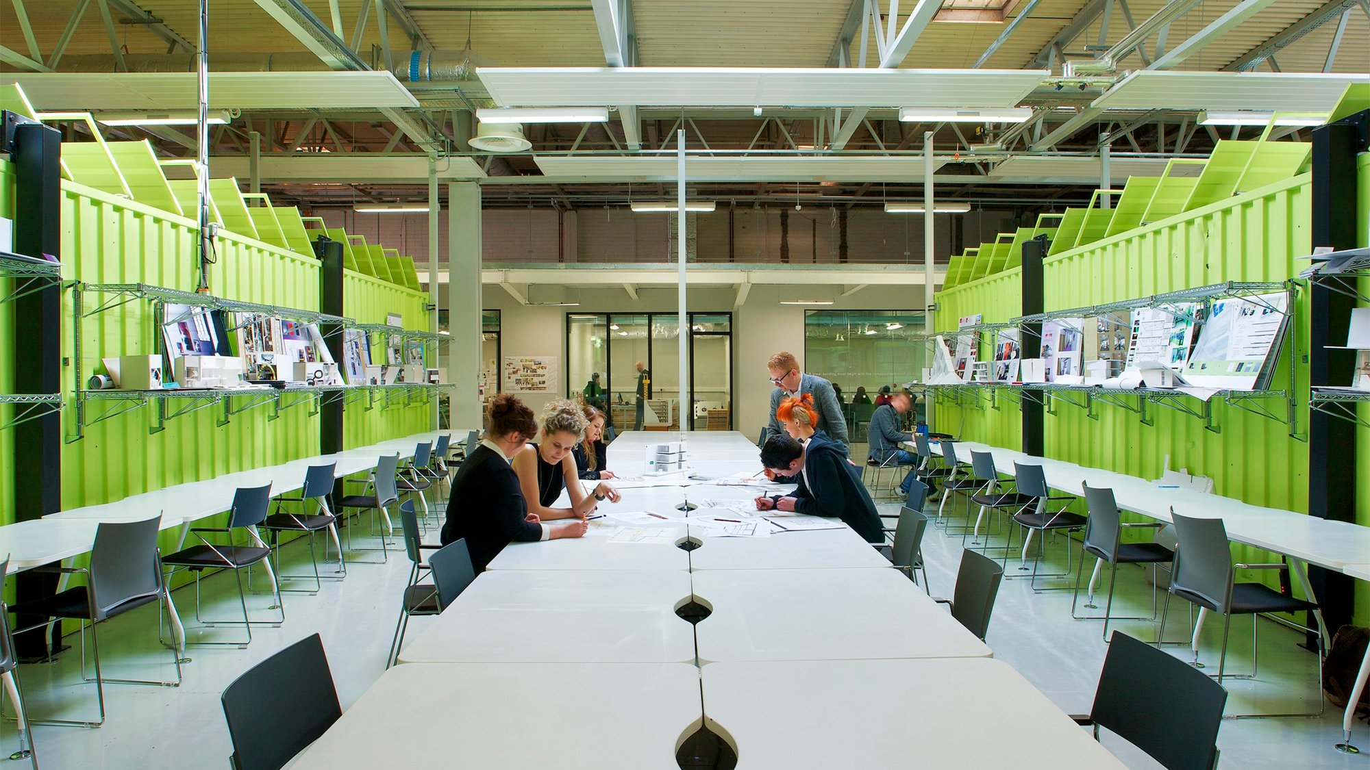 The newest educational space at Cork Institute of Technology, the Architecture Factory, is a third level educational and learning space situated in a formerly disused split-level warehouse. Photo: Janice O'Connell