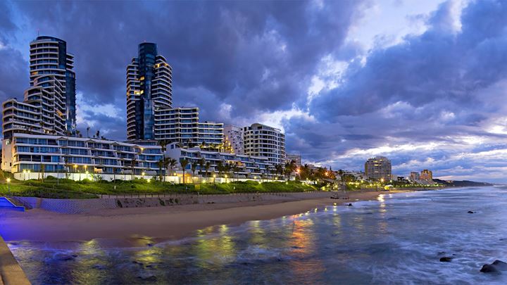 Pearls of Umhlanga, the development consists of five phases of apartment complexes along the Indian Ocean beachfront, just 8km from Durban's Central Business District. Photo: Dennis Guichard