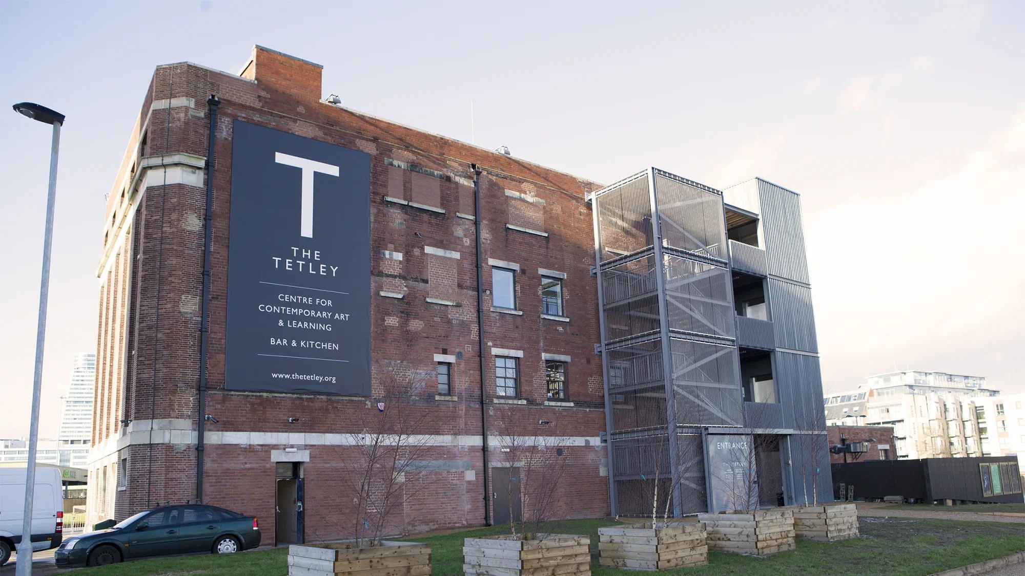 Refurbishment of the old Tetley Brewery headquarters. Photo: Chris Sharples