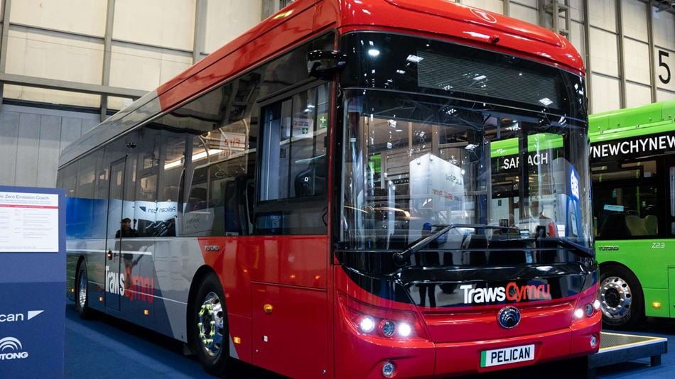 New electric bus for 2023 in Wales