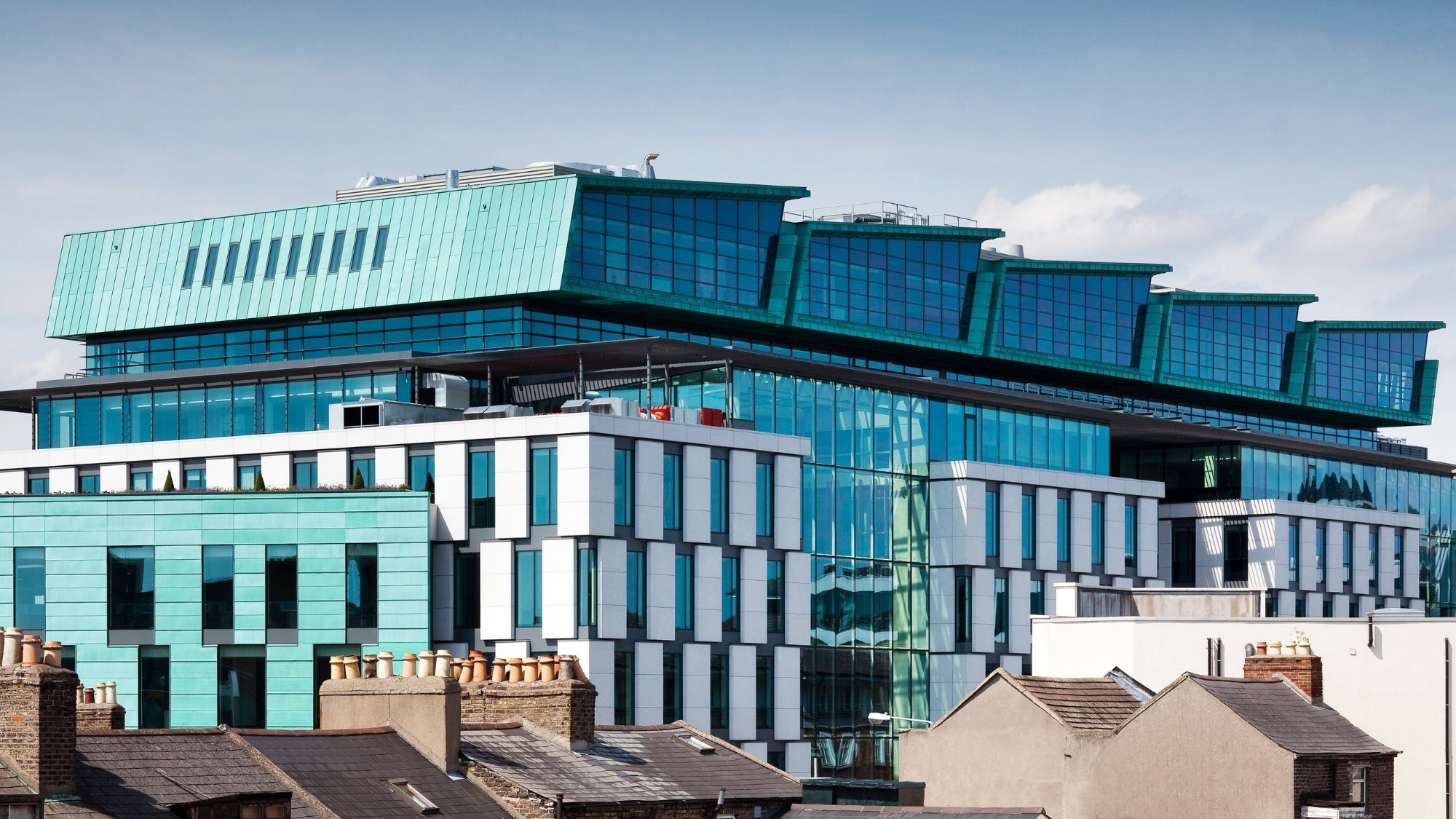 External view of Trinity College Biomedical Sciences Institute.