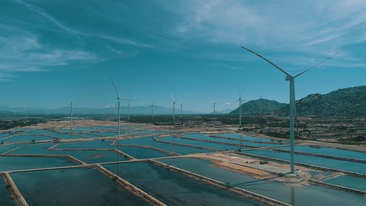 Wind farm in Ninh Thuan Province Vietnam (c) Arup