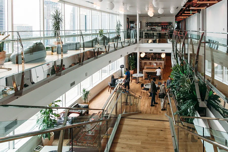 WeWork’s priority for their projects is the creation of uniquely designed spaces, capable of hosting a high volume of users from freelancers to large businesses.
