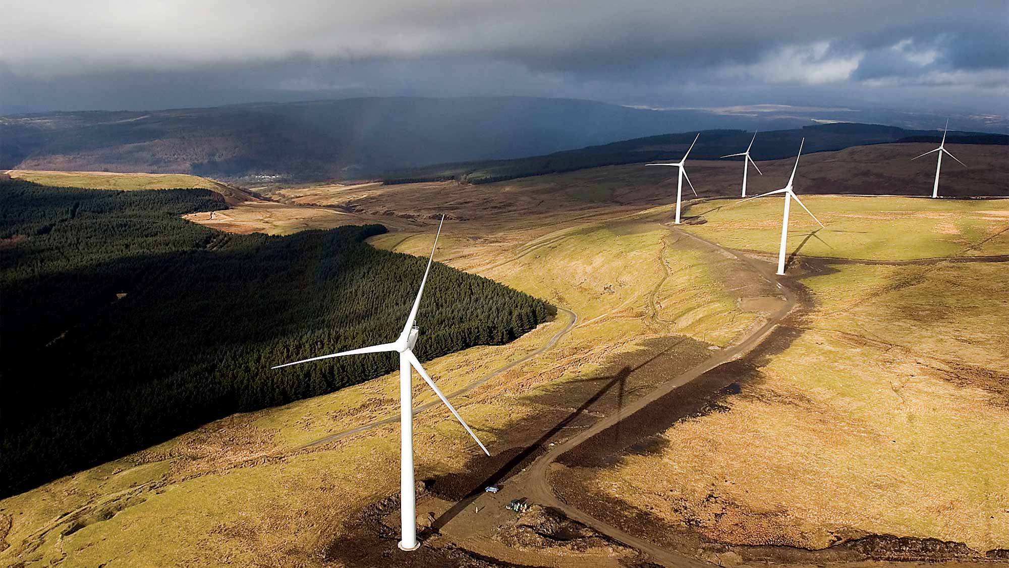 Ffynnon Oer Wind Farm Access. Photo: Andrew Hazard