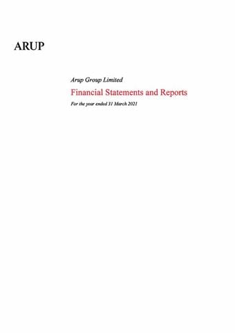 Arup Group Financial Statements