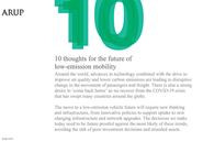 10 thoughts for low emission mobility