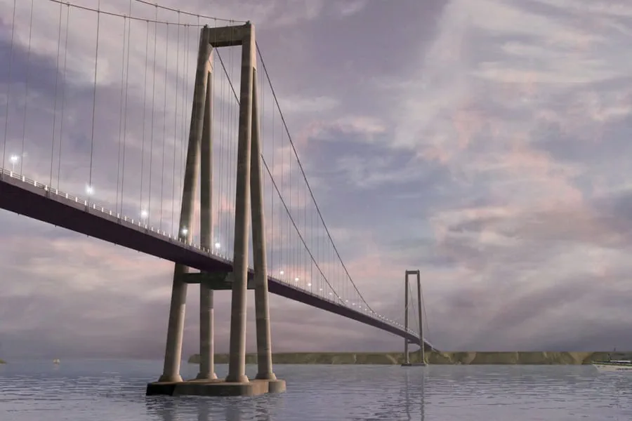 The Chacao Channel bridge is a planned road connection to link the Island of Chiloé with mainland Chile by crossing the Chacao Channel. 