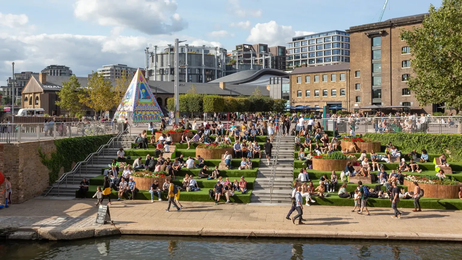 Granary Square, London's Kings Cross