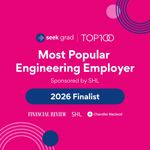 SEEKGrad Top 100 - 2026 Finalist, Most Popular Engineering Employer logo