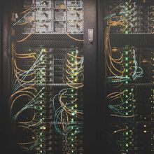 Cabinet in a data centre