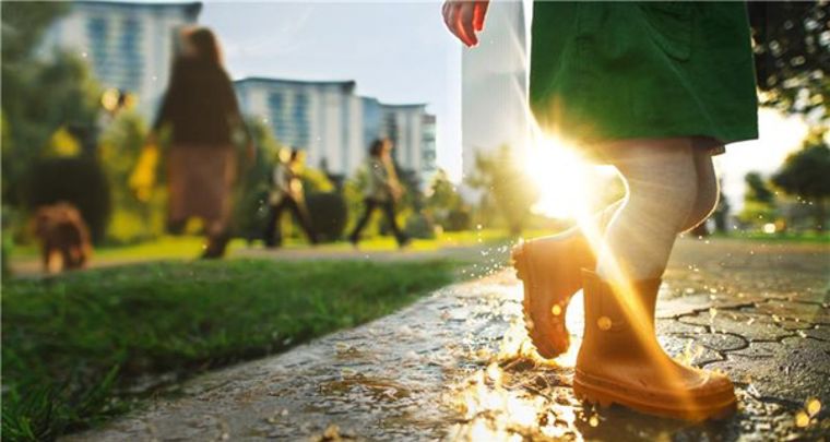 Child on a residential street
