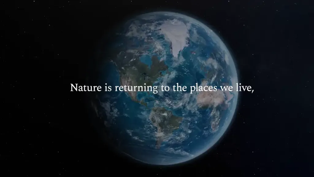 Test overlaid onto an image of the earth