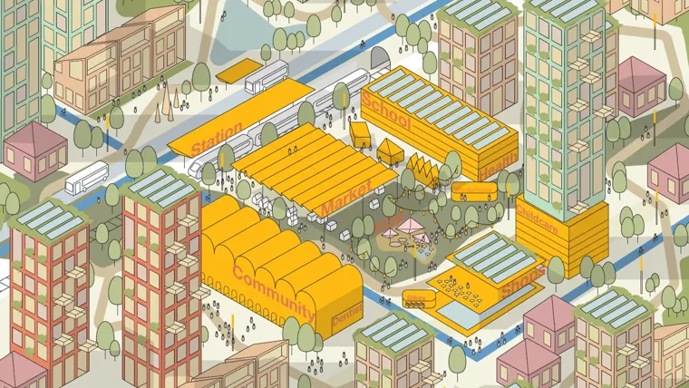 illustration of a city