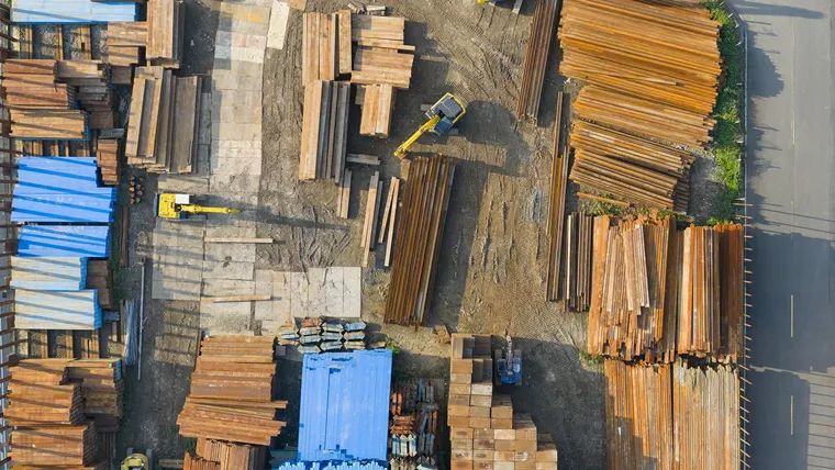 A group of wood boards.