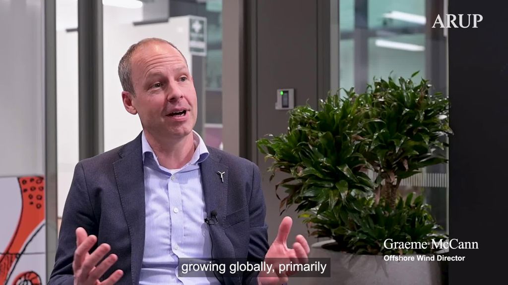 Graeme McCann talking about offshore wind