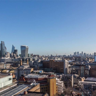 London skyline on a summer's day