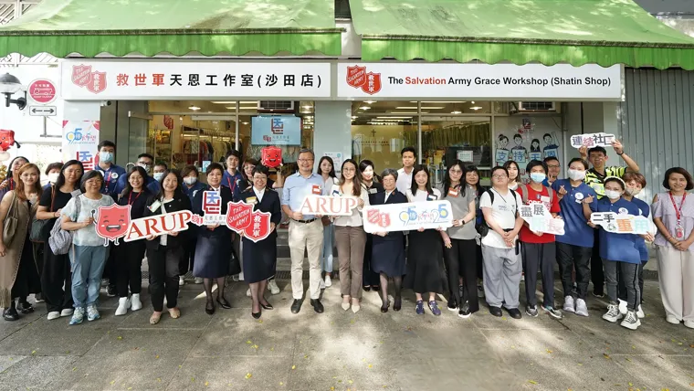 A group of people posing for a photo.