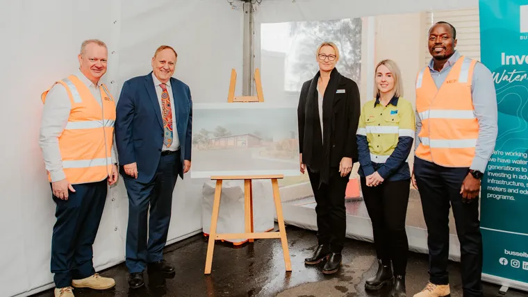 A group of people posing for a photo.